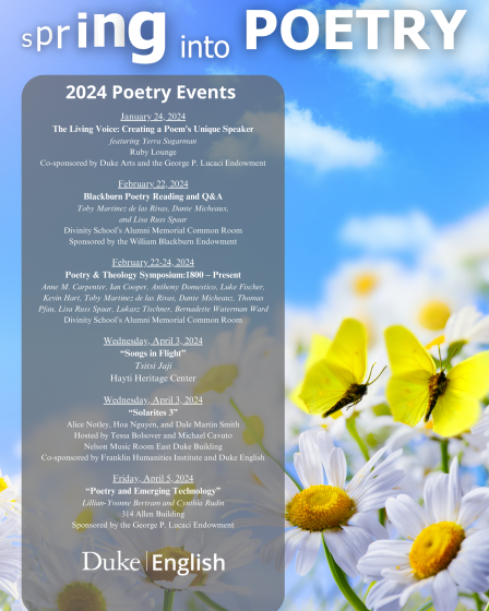 "Spring into Poetry" Poster 