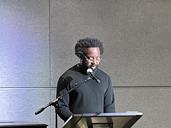 Marlon James at Reynolds Price Guest Author Reading