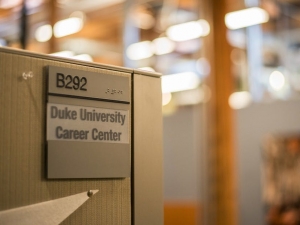 Duke's Career Center is looking to change the perception that it isn't the place to go for students pursuing careers in the arts. Photo by Anthony Alvernaz | The Chronicle