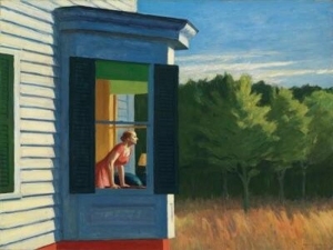 dward Hopper's 1950 piece "Cape Cod Morning" is just one of many works to be discussed during Duke's new Self and Community series.   Courtesy of Duke University