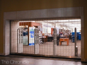 Although many Duke libraries are open this semester, Perkins will be limited to students who have a class in the Link or graduate students who have jobs in the library, said Duke Libraries' director of communications.  Photo by Winnie Lu | The Chronicle