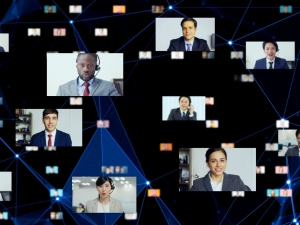 GETTY IMAGES - Image of online interviews
