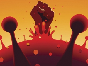 Illustration of how pandemic will change higher Ed