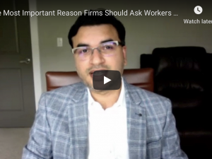 Screenshot of video "The Most Important Reason Firms Ask Worker"