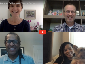 Sanford School faculty welcome back both on-campus students and those learning remotely