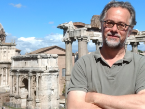 Photo Professor William Johnson in Rome