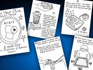 Nancy Sampson's humorous instructional booklet was one of many submissions to the Duke University Archives' call for content related to COVID-19.
