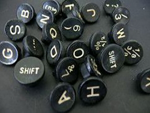 Typewriter keys