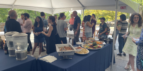 Enjoying Hope Valley Dinner’s catering