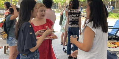 Students enjoying Fall ’23 Party