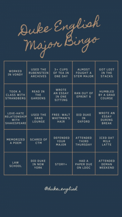 Bingo board