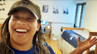 Screenshot from "One Day in the Life of a Duke Student Video"