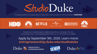 StudioDuke 2020-21 Poster