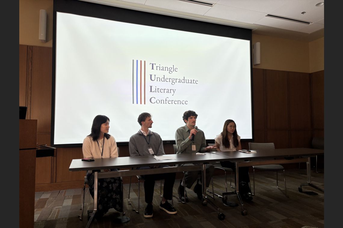 Panel at the Triangle Undergraduate Literary Conference