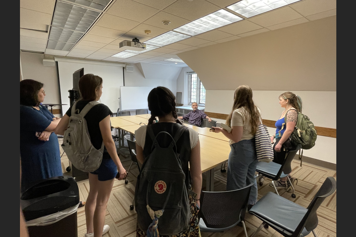 Discussion After Class with Prof. Ferraro
