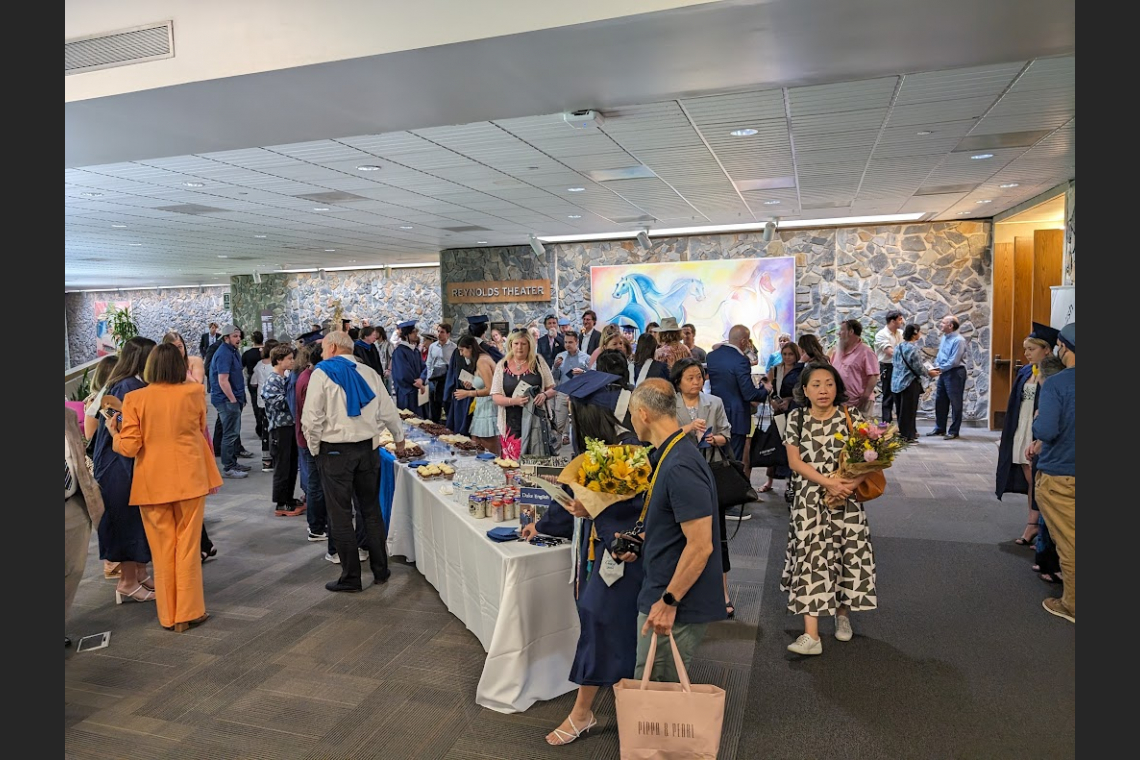 2024 Graduation Reception Wide Shot